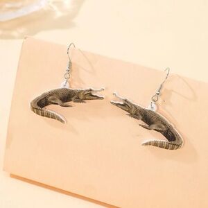 🐊 Awesome Alligator Crocodile Gator Drop Earrings 🐊